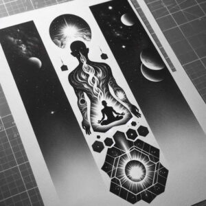 other-religions tattoo design ideas black-and-white richness of symbols for ribs