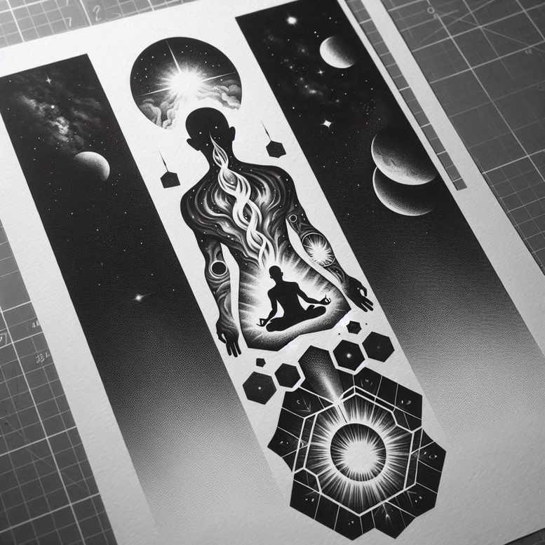 other-religions tattoo design ideas black-and-white richness of symbols for ribs