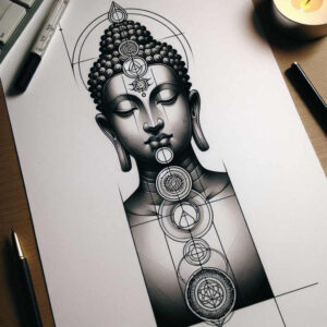 other-religions tattoo design ideas layered shading richness of symbols strength and power