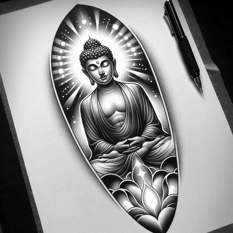 other-religions tattoo design ideas Realism organic structure spiritual motifs represents endurance