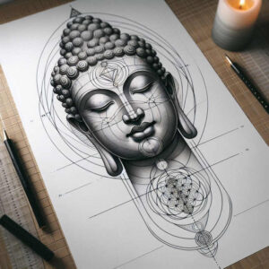 other-religions tattoo design ideas Realism soft contrast spiritual symbols shows resilience