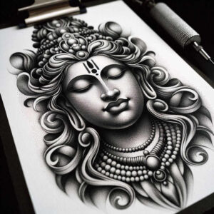other-religions tattoo design ideas Surrealism translucent layers spirituality for full back