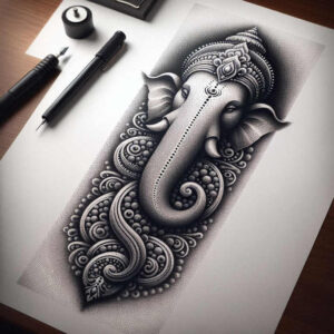 other-religions tattoo design ideas bold color blocks spirituality for side