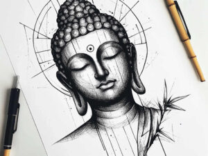 other-religions tattoo design ideas accent shading spirituality in art symbol of strength
