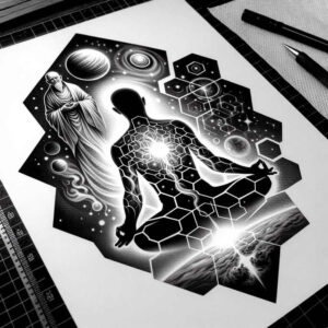 other-religions tattoo design ideas Surrealism shadow play symbolism symbolising endurance