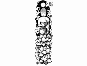 other-religions tattoo design ideas Realism natural tones symbols perseverance and power