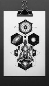 thin-script – tattoo design ideas free ai generated – neotraditional-refined-lines – for-side-torso – Gallery: other-religions-inkby-ai