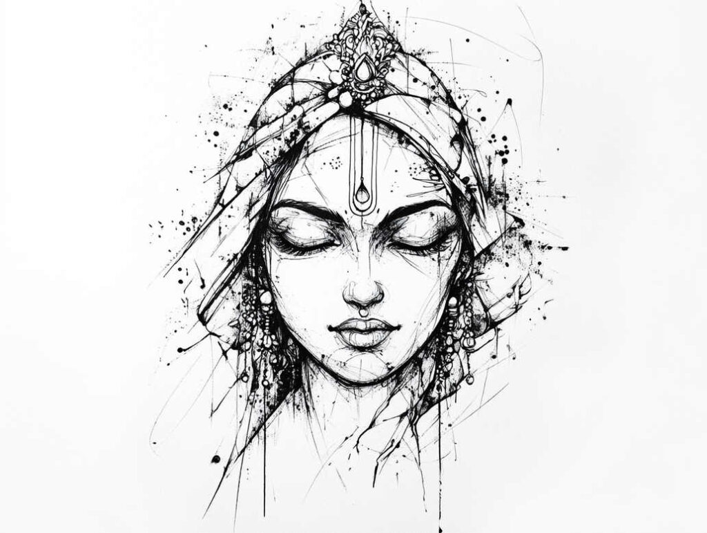 ultra-thin – tattoo design ideas free ai generated – neotraditional-vivid-detail – for-side – Gallery: other-religions-inkby-ai