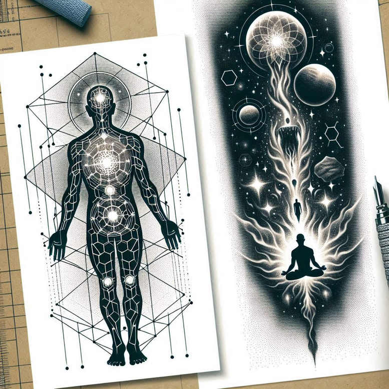 understated – tattoo design ideas free ai generated – neotraditional-classic-motifs – for-biceps – Gallery: other-religions-inkby-ai