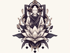 unembellished – tattoo design ideas free ai generated – surrealism-morphic-transformation – for-collarbone – Gallery: other-religions-inkby-ai
