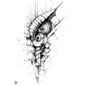 other tattoo design ideas Surrealism esoteric ultra-detailed embodying courage