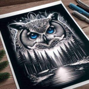 3d-owl-tattoo-neotraditional-rich-shading-for-wrist-side – tattoo design ideas free ai generated – Gallery: owls-inkby-ai