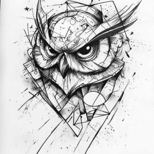 mystical-symbol-owl-tattoo-realism-smooth-gradients-for-behind-ear – tattoo design ideas free ai generated – Gallery: owls-inkby-ai