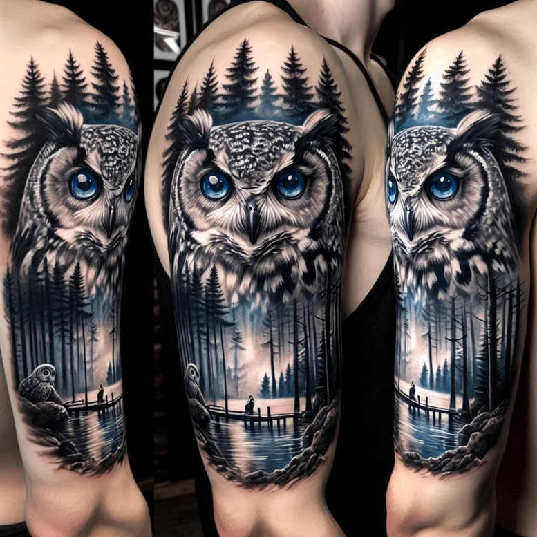 owl-symbol-tattoo-realism-visual-truth-for-heel – tattoo design ideas free ai generated – Gallery: owls-inkby-ai