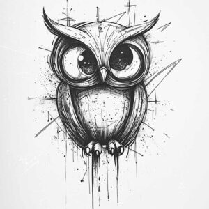 owl-contour-tattoo-realism-real-life-shading-for-lower-back – tattoo design ideas free ai generated – Gallery: owls-inkby-ai