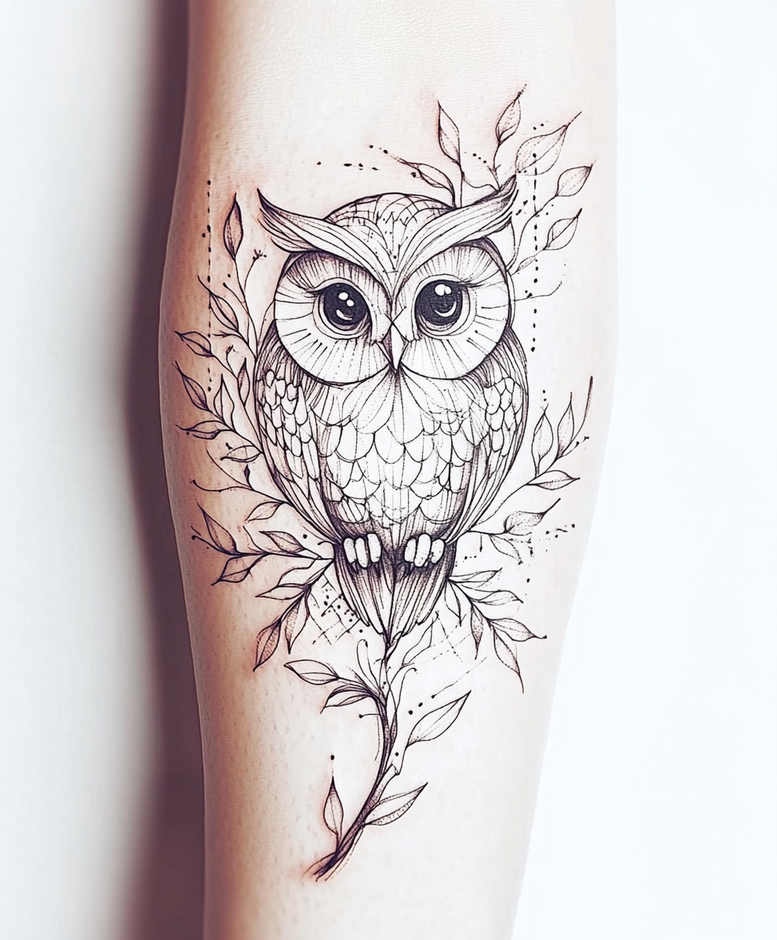owls tattoo design ideas bold motifs expressive symbol of determination