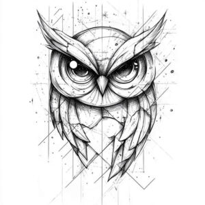 owl-shadow-and-light-tattoo-surrealism-enigmatic-visuals-for-side – tattoo design ideas free ai generated – Gallery: owls-inkby-ai