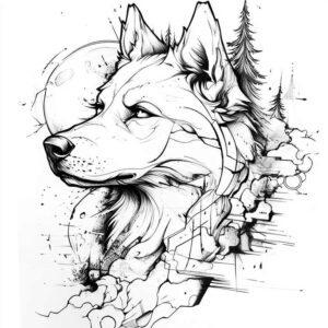 pets-tattoo-ideas – tattoo design ideas free ai generated – iconic – for-elbow – Gallery: pets-inkby-ai