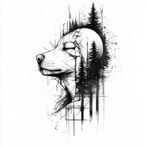 pets-tattoo-ideas – tattoo design ideas free ai generated – no-excess – for-knee – Gallery: pets-inkby-ai