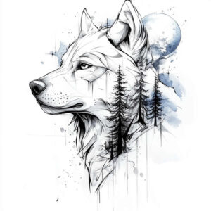 pets-tattoo-ideas – tattoo design ideas free ai generated – nonintrusive – for-upper-arm – Gallery: pets-inkby-ai