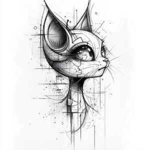 pets-tattoo-ideas – tattoo design ideas free ai generated – refined – for-calf – Gallery: pets-inkby-ai