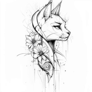 pets tattoo design ideas minimalist delicate embodying perseverance