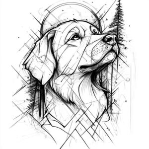 pets tattoo design ideas bold highlights dog resilience and power