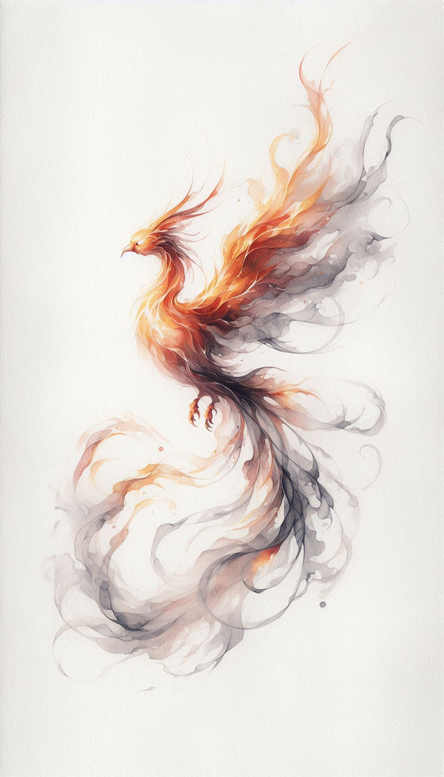 for-women – tattoo design ideas free ai generated – neotraditional-refined-lines – for-wrist – Gallery: phoenix-inkby-ai