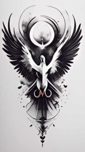 phoenix-and-symbolism – tattoo design ideas free ai generated – realism-tonal-depth – for-ribs – Gallery: phoenix-inkby-ai
