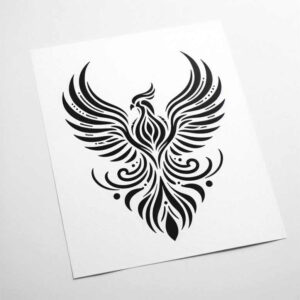 phoenix-bird – tattoo design ideas free ai generated – neotraditional-subtle-tone – for-forearm – Gallery: phoenix-inkby-ai