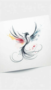 phoenix – tattoo design ideas free ai generated – neotraditional-modern-twist – for-biceps – Gallery: phoenix-inkby-ai