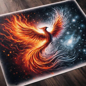 phoenix-symbol-of-eternity – tattoo design ideas free ai generated – neotraditional-subtle-highlights – for-palm – Gallery: phoenix-inkby-ai