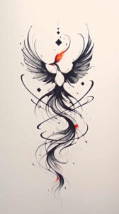 phoenix-with-colorful-feathers – tattoo design ideas free ai generated – neotraditional-refined-color-palette – for-hand – Gallery: phoenix-inkby-ai