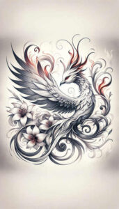 phoenix tattoo design ideas color richness life symbol for arm