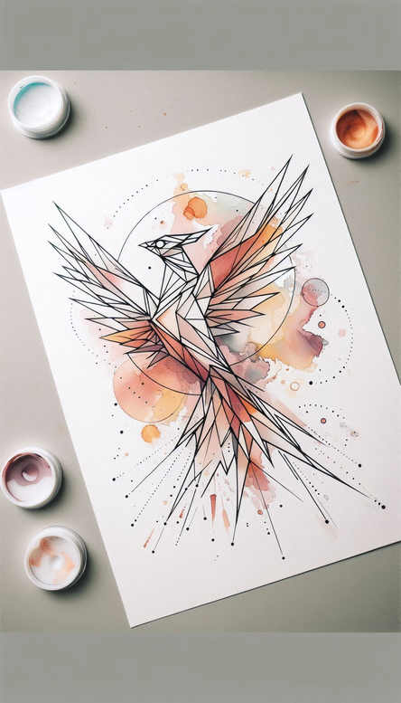 phoenix tattoo design ideas intricate shading life symbol for hip
