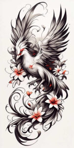 phoenix tattoo design ideas subtle tone life symbol represents resilience