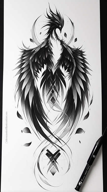 phoenix tattoo design ideas cinematic myth for wrist side
