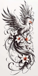 phoenix tattoo design ideas classic motifs mythology for spine
