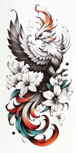 phoenix tattoo design ideas bold motifs power for ankle