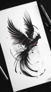 phoenix tattoo design ideas decorative elements rebirth shows perseverance