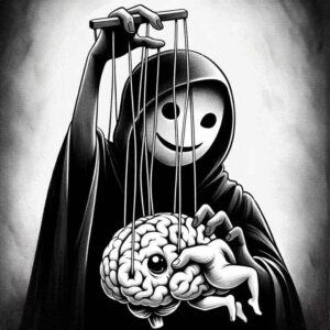 artistic-puppets-surrealism-dreamscape-for-upper-back – tattoo design ideas free ai generated – Gallery: puppets-inkby-ai