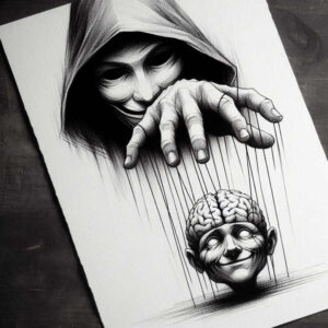 abstract-puppets-realism-high-contrast-for-shin – tattoo design ideas free ai generated – Gallery: puppets-inkby-ai