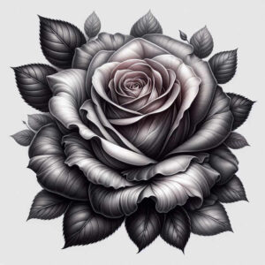life-symbol-rose-tattoo – tattoo design ideas free ai generated – subtle-shape – for-triceps – Gallery: roses-inkby-ai