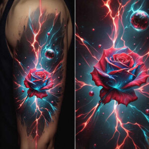 ornamental-detail-rose-tattoo – tattoo design ideas free ai generated – outline-only – for-fingers – Gallery: roses-inkby-ai