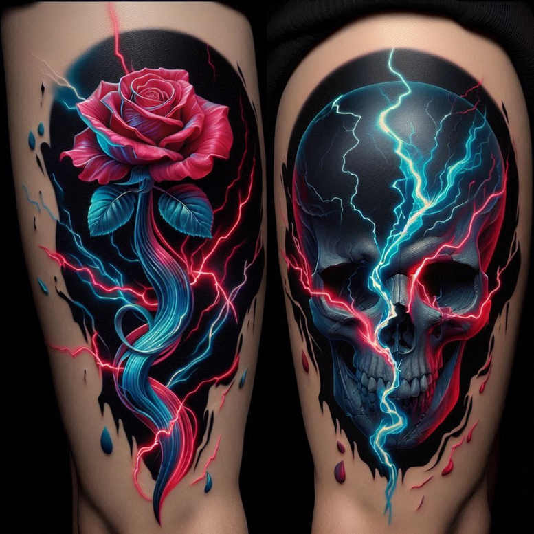 rose-detailed-tattoo – tattoo design ideas free ai generated – understated – for-shoulder – Gallery: roses-inkby-ai