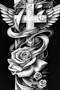 rose-feminine-tattoo – tattoo design ideas free ai generated – discreet-ink – for-fingers – Gallery: roses-inkby-ai