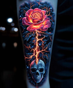 rose-feminine-tattoo – tattoo design ideas free ai generated – soft-touch – for-foot – Gallery: roses-inkby-ai