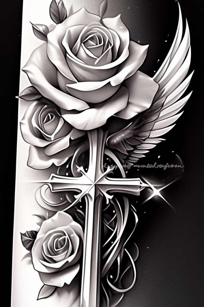 roses tattoo design ideas bold highlights blossom charm for back of neck