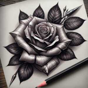 roses tattoo design ideas dynamic shapes passion shows perseverance