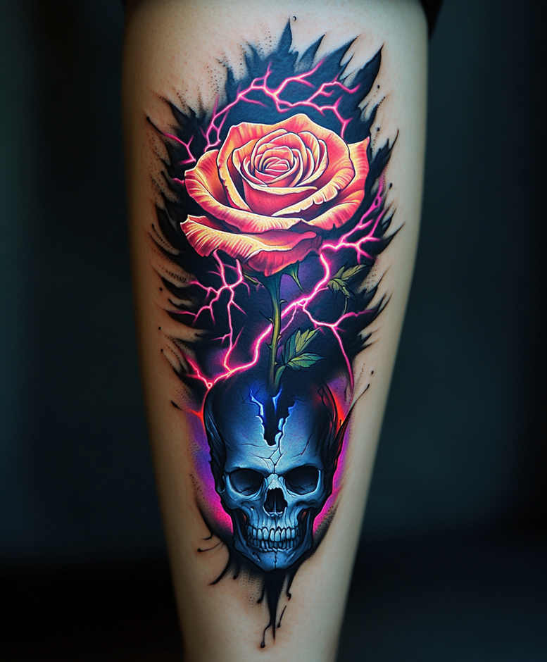 roses tattoo design ideas Surrealism whimsical scented memory for back shoulder